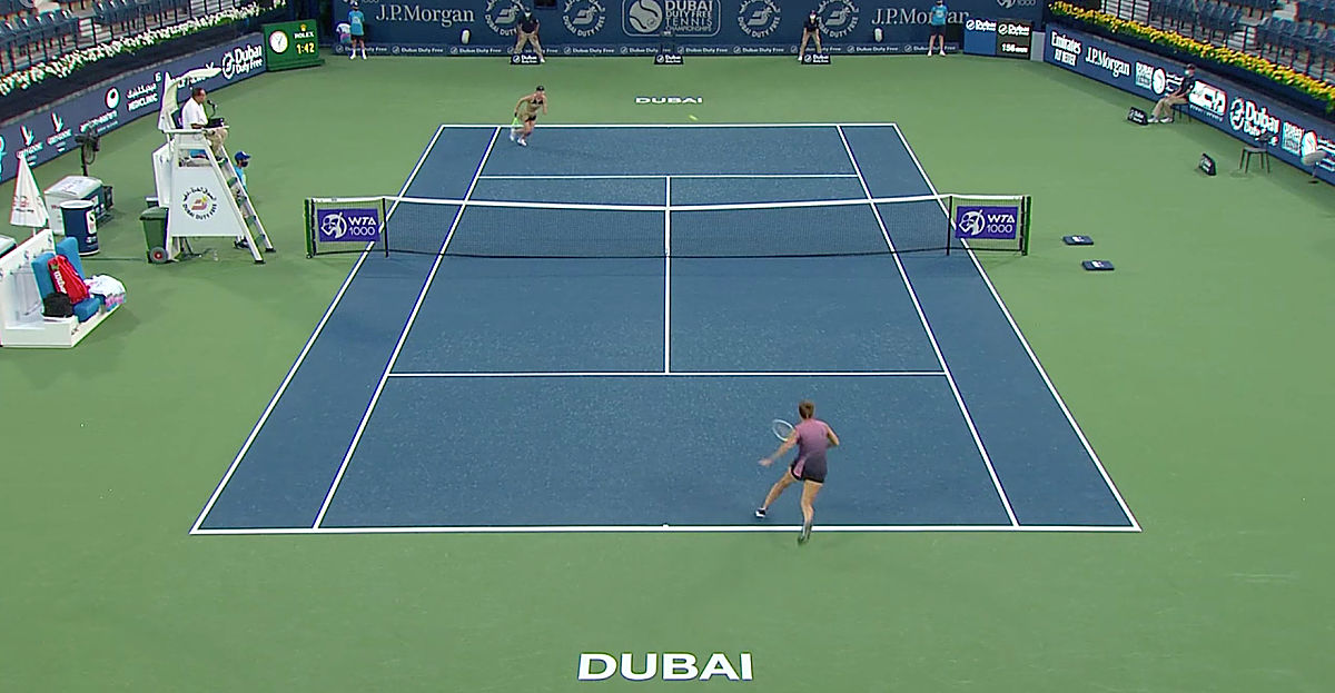 WTA Dubai Wednesday, Feb. 16, 2022 final results Open Court