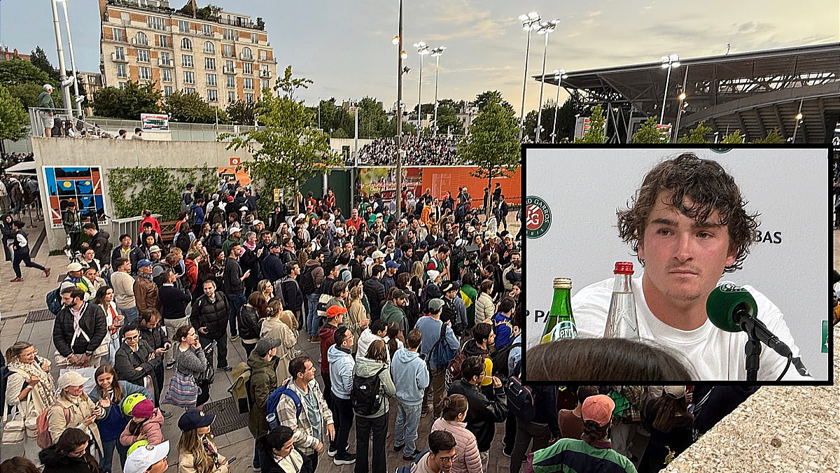 Joao Fonseca at Roland Garros