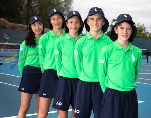 AUSTRALIAN OPEN 2021 BALLKIDS